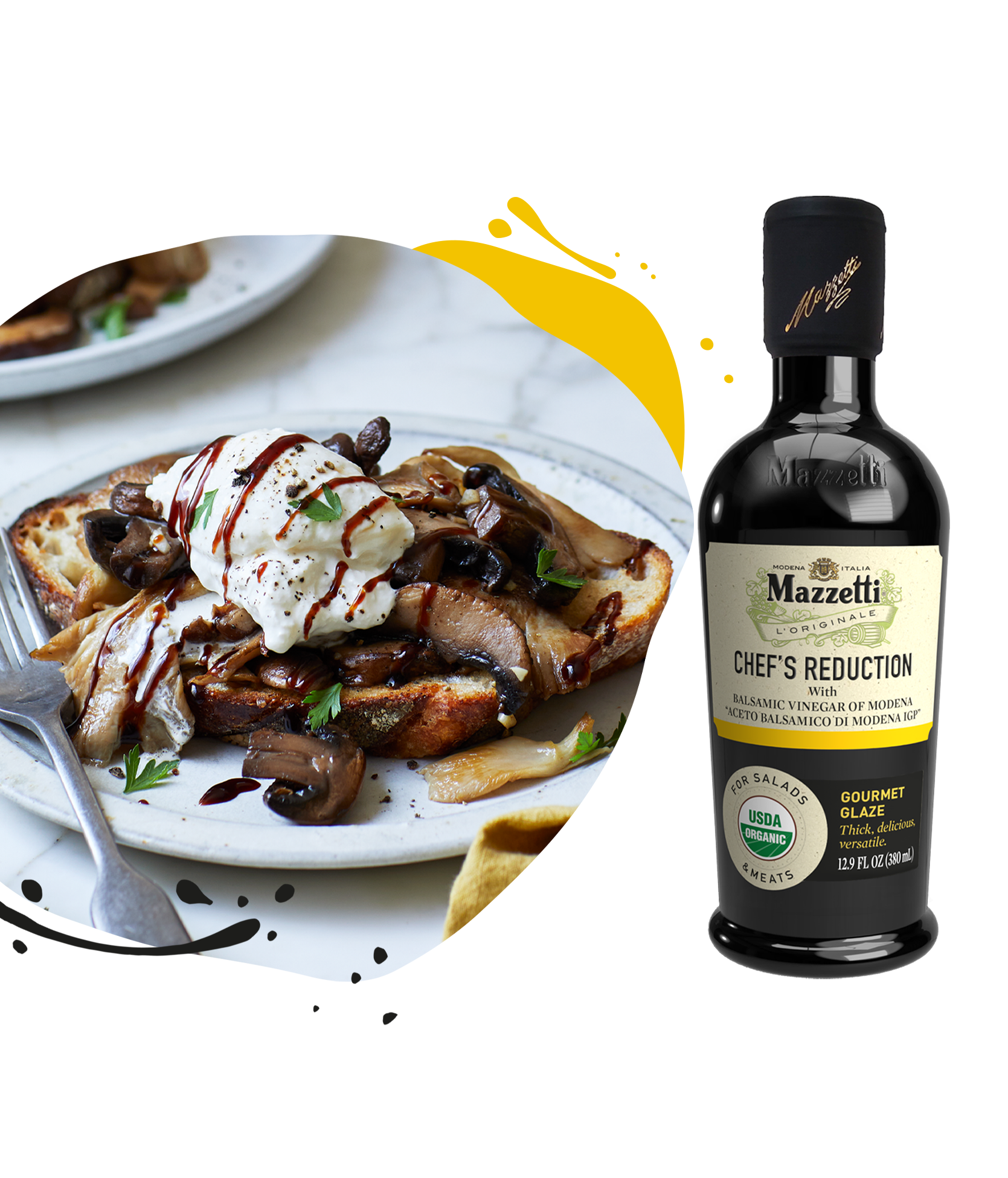New Mazzetti Organic Chef's Reduction Balsamic Glaze now available at Costco