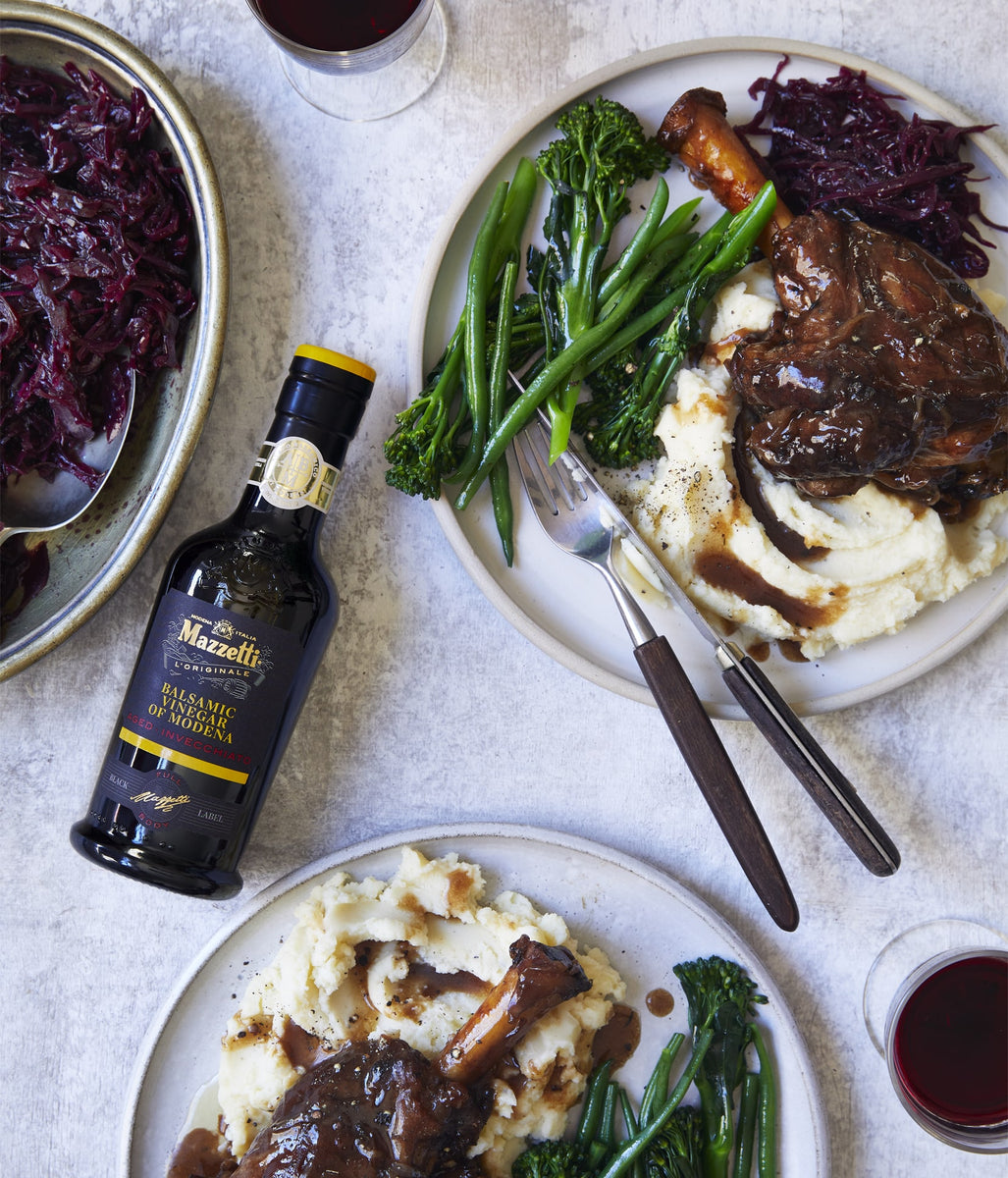Slow Roasted Balsamic Lamb Shank Mazzetti l'Originale Mazzetti l